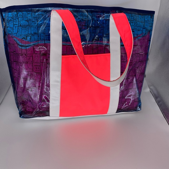 NWOT GOD (Goods of Desire) Vinyl bag + zip pouch - Picture 5 of 14